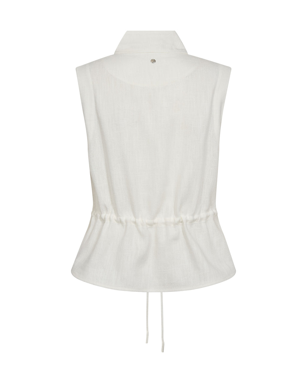Mos Mosh Weste mit Stehkragen in Creme