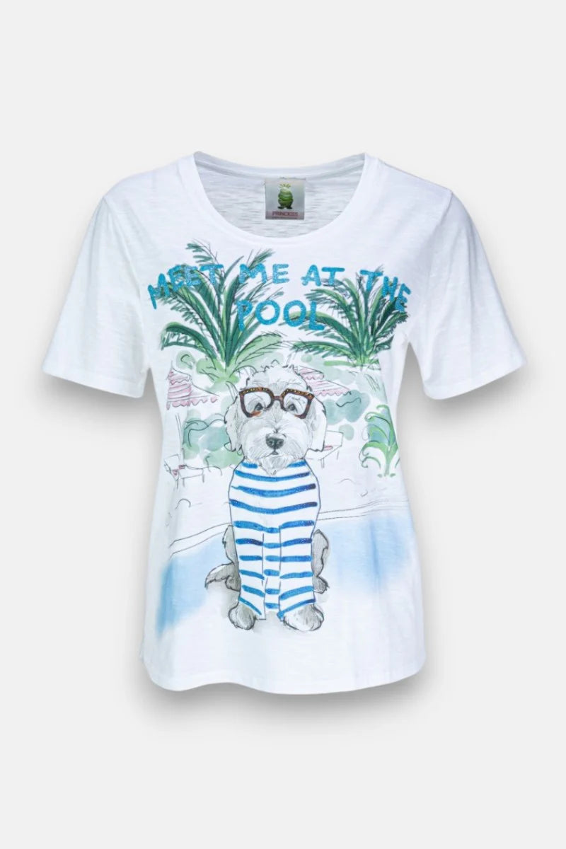 T-Shirt „Meet Me At The Pool“
