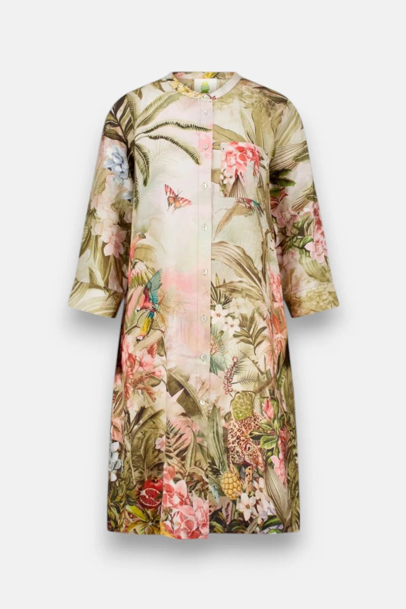Blusenkleid „Jungle Leo“ aus Leinen
