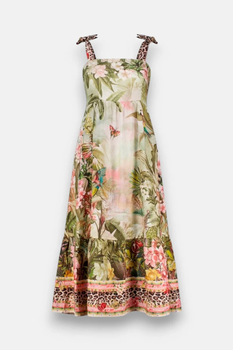 Midikleid „Jungle Leo“ aus Leinen von Princess goes to Hollywood