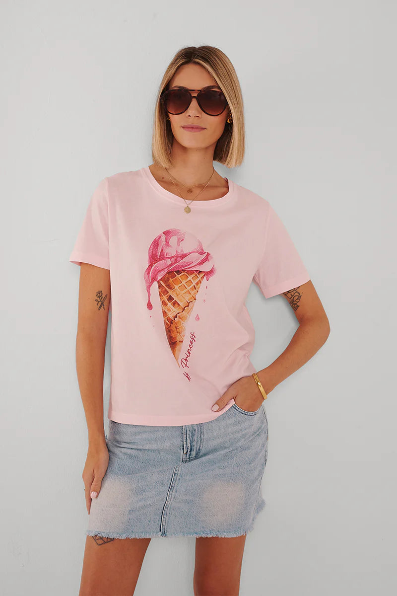 Princess goes Hollywood T-Shirt mit Eis-Print