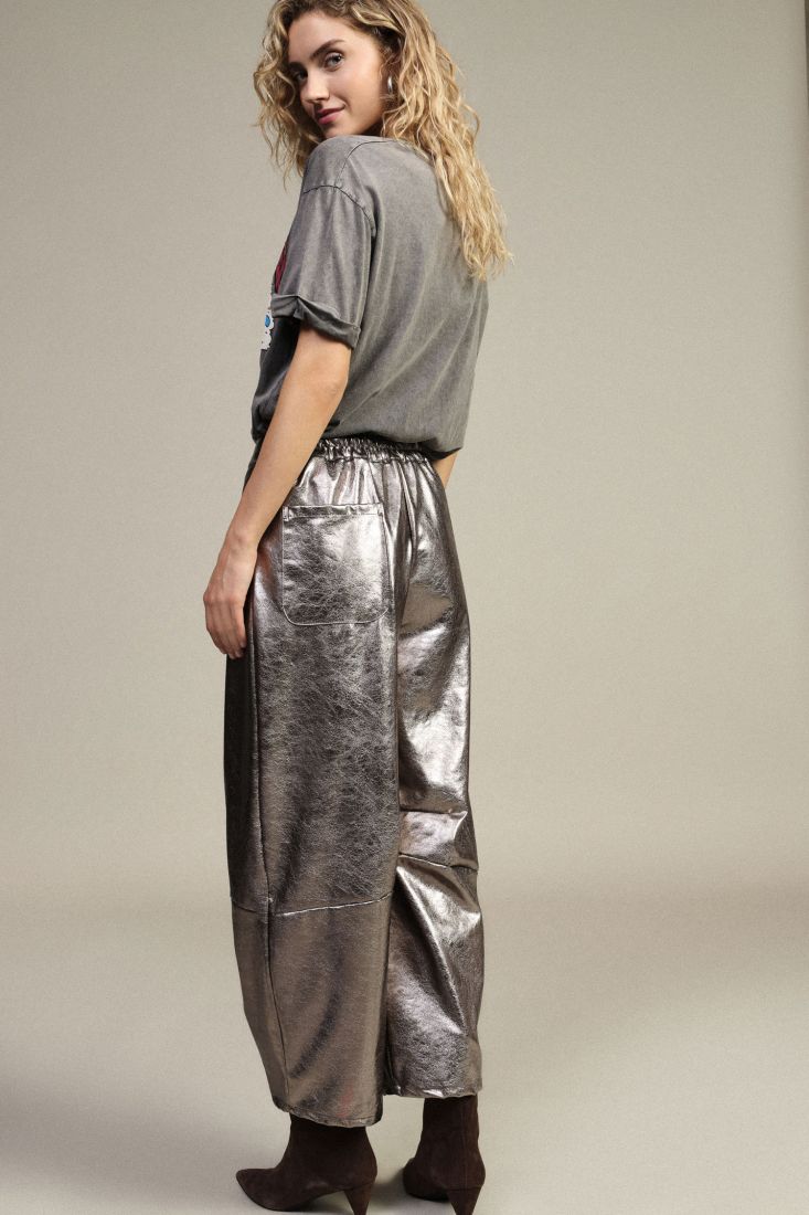 Dixie Palazzo-Hose mit Metallic-Effekt