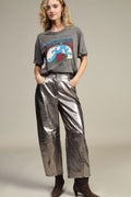 Dixie Palazzo-Hose mit Metallic-Effekt