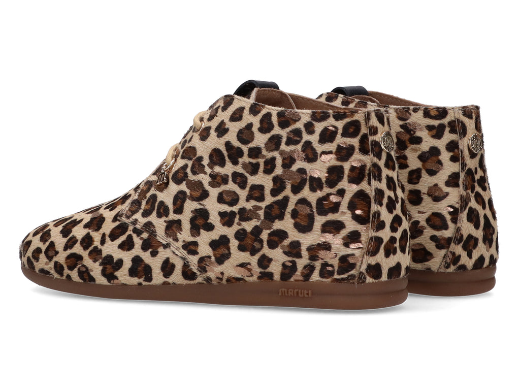 Maruti Gimlet Hairon Leo – Schnürschuh mit Leopardenprint
