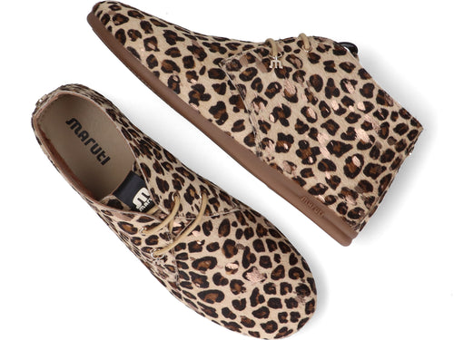 Maruti Gimlet Hairon Leo – Schnürschuh mit Leopardenprint