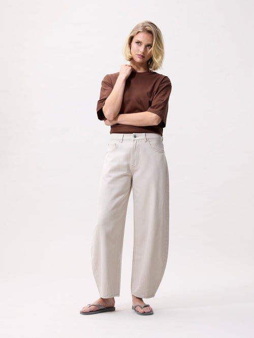 Catwalk Junkie Cropped Barrel Jeans