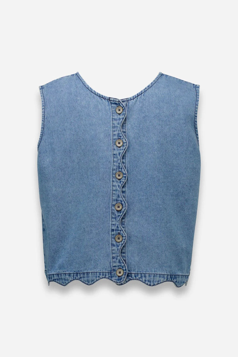 PRINCESS goes Hollywood Wendbares Denim-Top