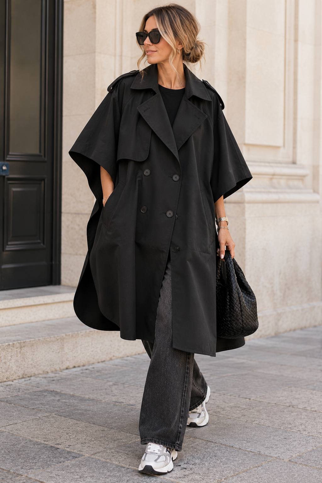 Cape Jacke - Black Edition