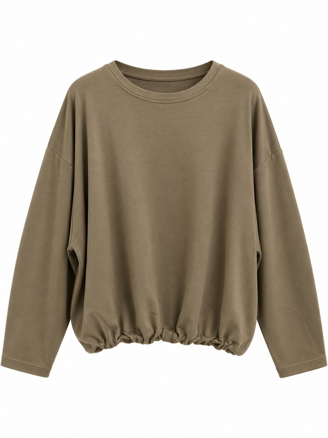 Basic Longsleeve mit Gummizug