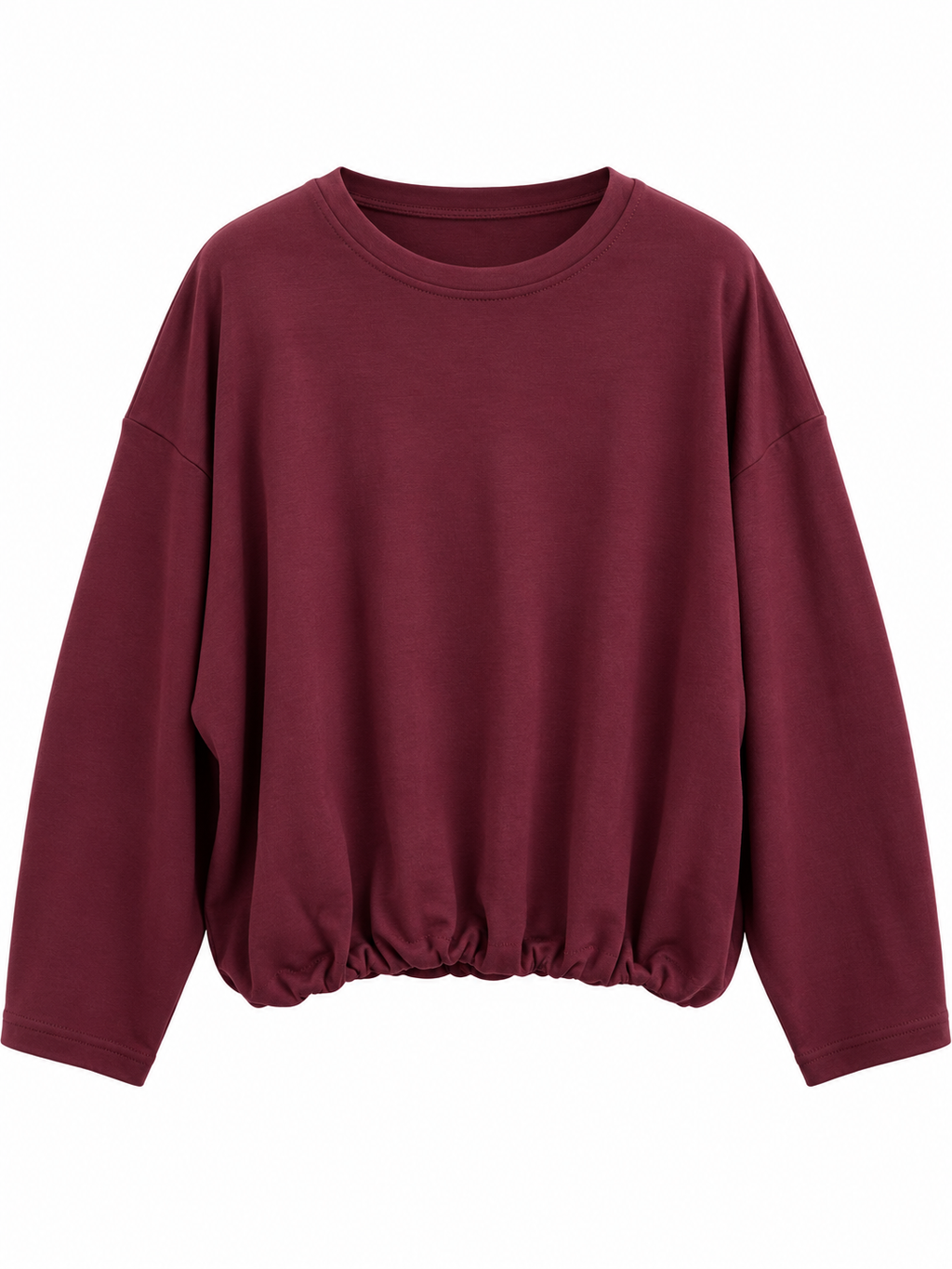 Basic Longsleeve mit Gummizug