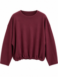 Basic Longsleeve mit Gummizug