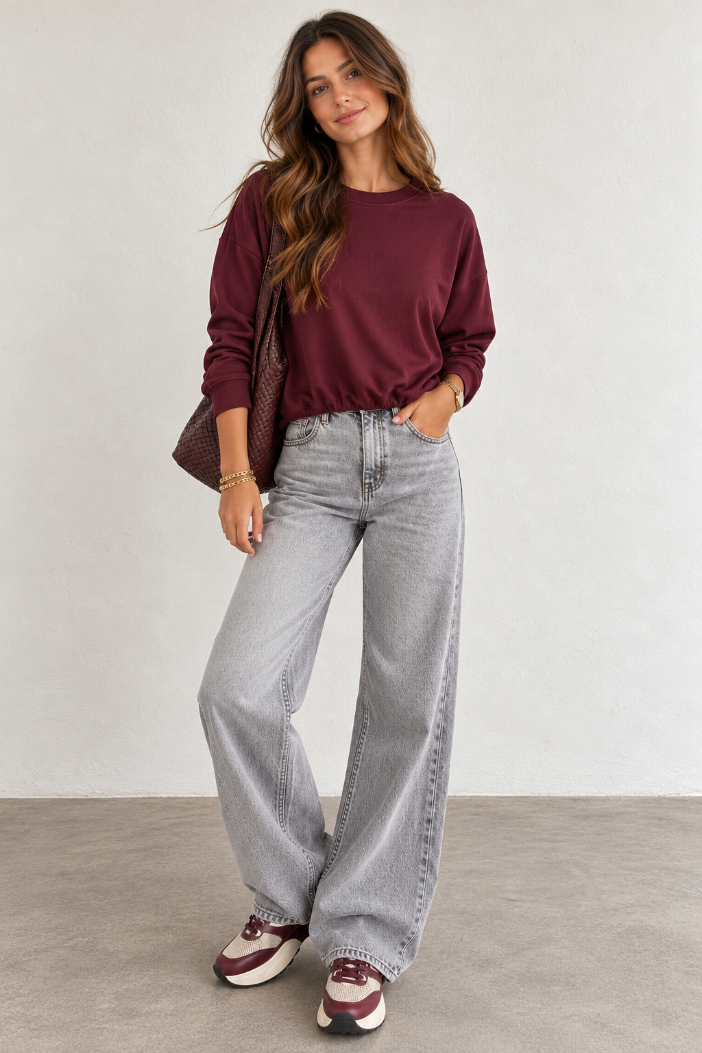 Basic Longsleeve mit Gummizug