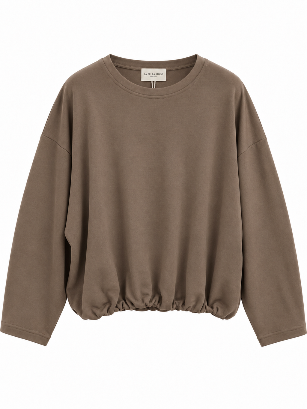 Basic Longsleeve mit Gummizug