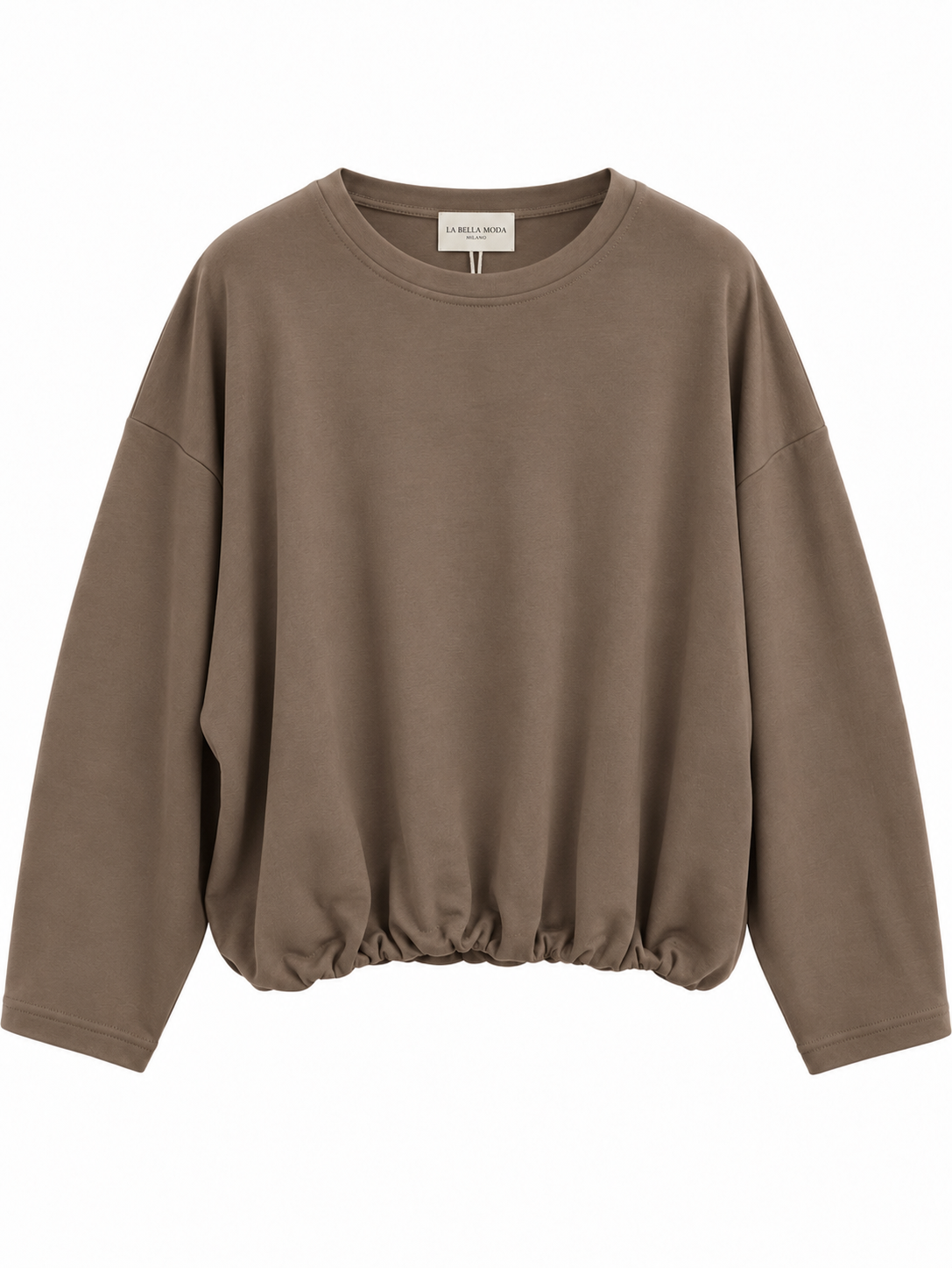 Basic Longsleeve mit Gummizug