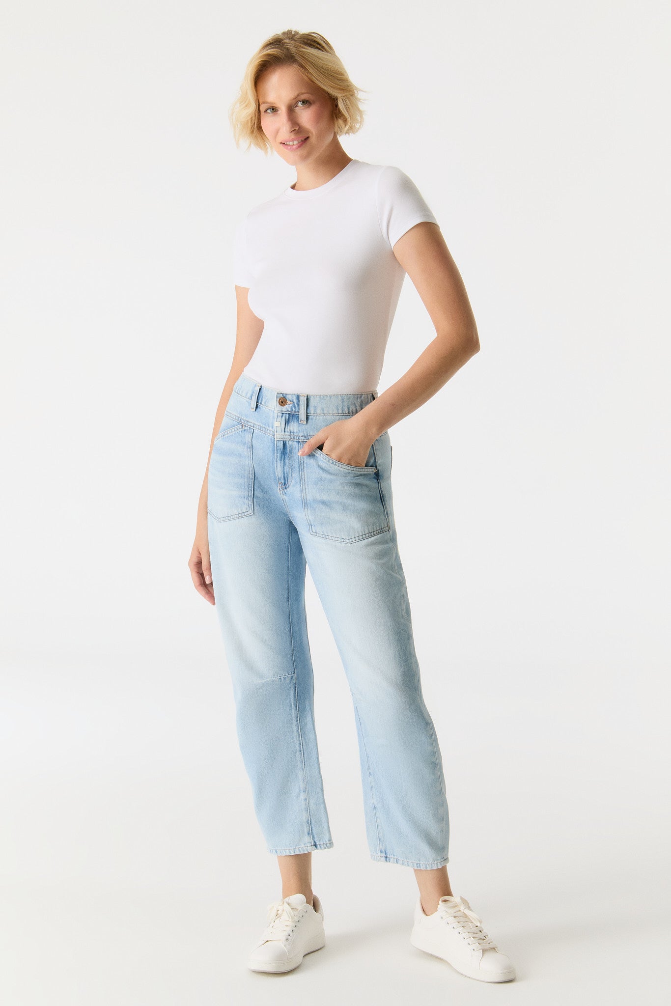 Selena Jeans in Light Blue