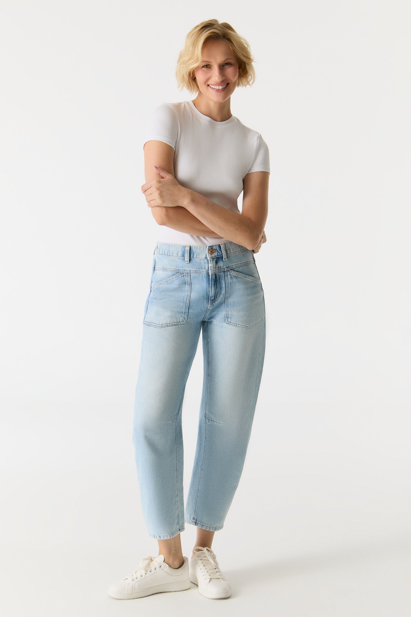 Selena Jeans in Light Blue